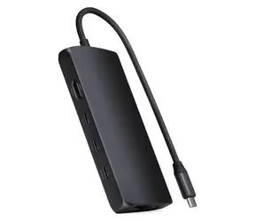 Satechi USB-C Multiport Adapter 8K V3 Midnight / Adaptér / HDMI 8K / RJ45 / SD / PD 100W