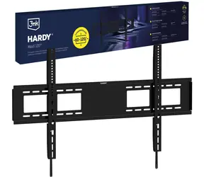 3mk Hardy MaxX 120 / Držák TV / nosnost 120 kg / 60-120" / VESA 150-1000 mm / 28 mm od zdi