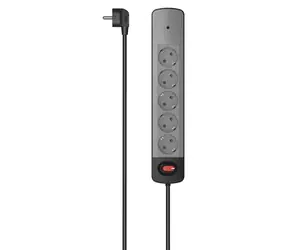 Hama prodlužovací přívod s přepěťovou ochranou / 5x zásuvka schuko / 1,5 m