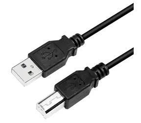 LogiLink CU0007B černá / Propojovací kabel / USB 2.0 / USB-A - USB-B / 2 m
