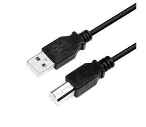 LogiLink CU0009B černá / USB 2.0 kabel / USB-A - USB-B / 5 m