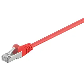 Goobay 95539 červená / Patch kabel / F/UTP / CAT 5e / 1,5 m