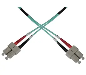 OEM SC-SC / Optický patch kabel / Duplex / MM 50/125 OM3 / Modrá / 5m
