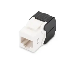 DIGITUS Keystone Jack CAT 5e nestíněný / TP zásuvka / RJ45 / Tool-free montáž