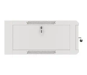 Lanberg WFFA-5604-10S šedá / Nástěnný rozvaděč / 19" / 4U / 600×570 mm / skleněné dveře