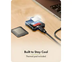ICY BOX IB-1601MP-CU31 černá / Externí box pro M.2 2230 NVMe SSD / do 2TB / USB-C
