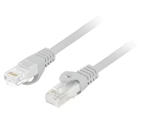 Lanberg CAT6 UTP šedá / Patch kabel / 3 m / RJ45-RJ45 / LSZH / Fluke Passed