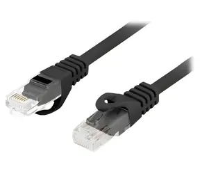 Lanberg UTP Cat6 1,5 m černá / Patch kabel / RJ45-RJ45 / LSZH / Fluke Passed