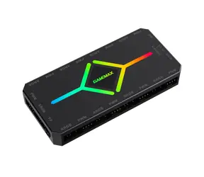 Gamemax V4.0 černá / Rozbočovač ventilátorů / ARGB / PWM