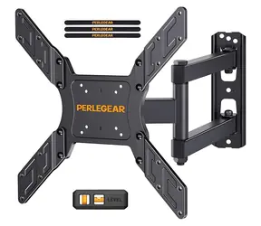 Perlegear PGMFK6 / Nástěnný držák pro TV / 26-60" / do 45 kg / náklon 5°/-15° / vysunutí 70-495 mm
