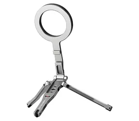 Puluz PU3222H šedá / Držák telefonu se stativem / MagSafe / skládací / N52 magnety
