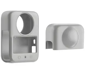 Puluz PU783H šedá / Silikonový kryt / pro DJI Osmo 360 / s krytkou objektivu