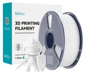 Sunlu PLA+ bílá / Filament / 1,75 mm / 1 kg