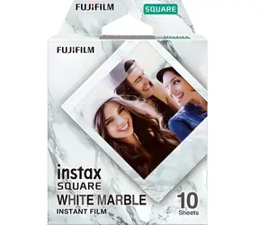 Fujifilm Instax Square Film Whitemarble 10ks / Instantní film / 86 x 72 mm