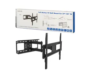 LogiLink BP0028 / Nástěnný držák na TV 37" až 70" / VESA / náklon -20° až 10° / otočení ±90° / do 50 kg
