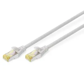 Digitus / Patch kabel / Cat 6A S-FTP / AWG 26/7 / 1 m / šedý