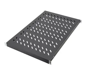 Digitus Pevná police pro rack hl. 1000 mm černá / Police / 1U / 483x700 mm / nosnost 50 kg