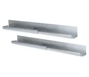 Digitus DN-19 GS-SRV / Montážní lišty pro rack / hl. 800-1000 mm / nosnost 100 kg / šedá