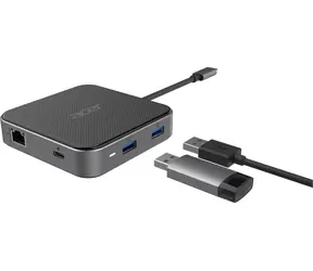 Acer 7v1 USB-C dokovací stanice / Dokovací stanice / USB4 / 2× USB-A 3.2 Gen2 / HDMI / DisplayPort / LAN