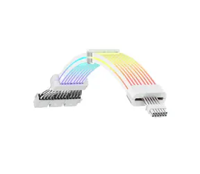 Gamemax 12VHPWR modulární kabel bílá / PCIe napájecí kabel / 16-pin / pro modulární zdroje