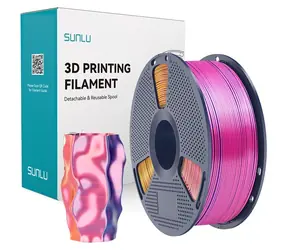 Sunlu PLA+ Silk červená-žlutá-modrá / Struna pro 3D tiskárnu / PLA / 1,75 mm / 1 kg