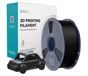 Sunlu PETG filament černý / Struna pro 3D tiskárnu / PETG / 1 kg