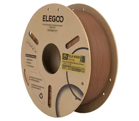 ELEGOO PLA dřevěné vlákno Indický dub / Struna pro 3D tiskárnu / PLA / 1 kg