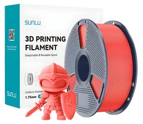 Sunlu Filament PLA+ třešňová / Struna pro 3D tiskárnu / PLA+ / 1,75 mm / 1 kg