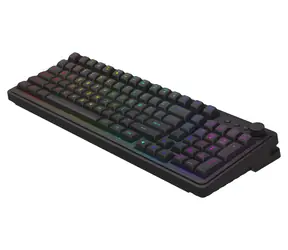 Savio Galaxis černá / Herní klávesnice / RGB podsvícení / US layout / drátová