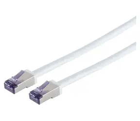 Lanview HIGH-FLEX CAT6a S/FTP 7,5 m bílá / Patch kabel / RJ-45 / PoE