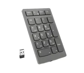 Lenovo Go Wireless Numeric Keypad šedá / Numerická klávesnice / Bezdrátová / 21 kláves / Ergonomický design