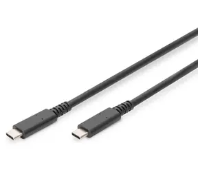 Digitus USB-C – USB-C černý / Kabel / USB4 / 40 Gbps / PD3.0 / 8K 30Hz / 0,8 m
