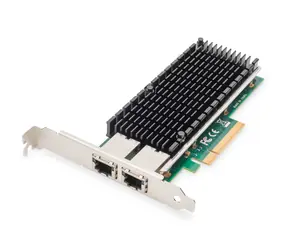 Digitus DN-10163 / Síťová karta / PCI Express 2.0 x8 / 2x 10Gb Ethernet / RJ-45 / Intel X540-BT2