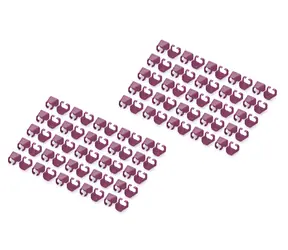 Digitus barevný klip na patch kabel purpurový / Klip na kabel