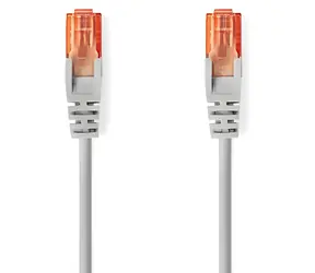 Nedis CCGL85230GY50 šedá / Síťový kabel / CAT6 / U/UTP / RJ45 - RJ45 / 5 m