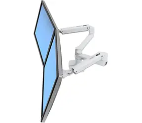 ERGOTRON LX Dual Side-by-Side Arm bílá / Stolní rameno pro 2 LCD / Do 27" / VESA 75x75, 100x100 / Nosnost 22,7 kg