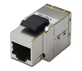 Digitus Modulární spojka CAT6A stíněná RJ45-RJ45 / Spojka / na panel