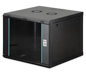 Digitus DN-37107 černá / Nástěnný rozvaděč / 19" / 9U / 600x600 mm / nesmontovaný