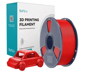 Sunlu PETG filament červený / Struna pro 3D tiskárnu / PETG / 1 kg