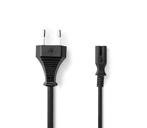 Nedis PCGB11040BK20 černá / Napájecí kabel / Euro zástrčka - IEC-320-C7 / 2 m