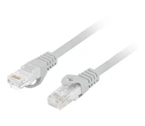 Lanberg UTP CAT6 1,5 m šedá / Patch kabel / RJ45-RJ45 / LSZH / Fluke Passed