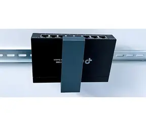 TP-Link Držák na DIN lištu 101x25mm šedá antracit / Držák na DIN lištu / Pro SG108xx, SF1006P, ER605, RP108GE