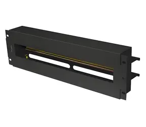 Lanberg 19" 3U napěťový rozváděč TS-35 černý / Rozváděč do racku / DIN lišta / 3U