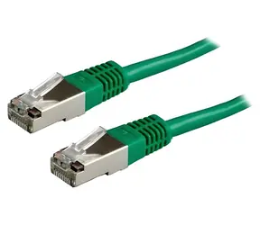 XtendLan SFTP CAT6A 0,3m zelená / Patch kabel / RJ45-RJ45