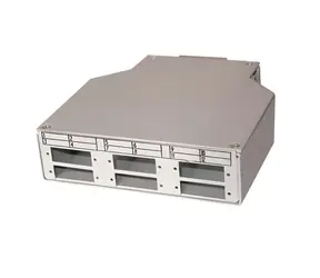 XtendLan mini rozvaděč na DIN lištu / Optický rozvaděč / 6x SC Duplex / 4 vstupní otvory / krytka
