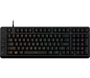 HyperX Eve 1800 černá / Herní klávesnice / membránová / RGB / USB-A / US Layout