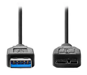 Nedis USB 3.0 kabel USB-A - Micro-B černý 0,5 m / Kabel USB / bulk