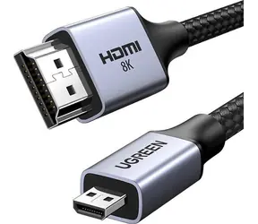 Ugreen 15516 černá / Video kabel / HDMI Typ A - HDMI Typ D (Micro) / 1 m