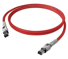 Easylan VarioBoot Cat6A S/FTP červená / Patch kabel / 2 m