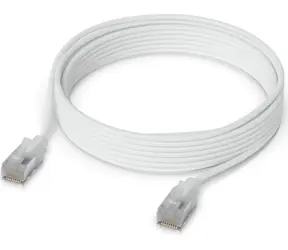 Ubiquiti UniFi Etherlighting Patch kabel 5m bílá / Patch kabel / RJ45 / Cat6A / 10 GbE